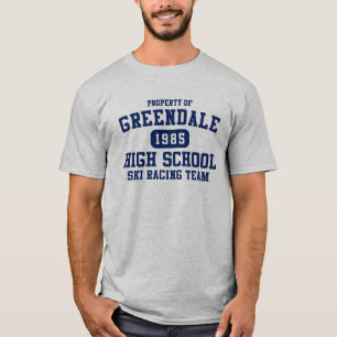 Camiseta Propriedade do Segundo grau Greendale Ski Racing T