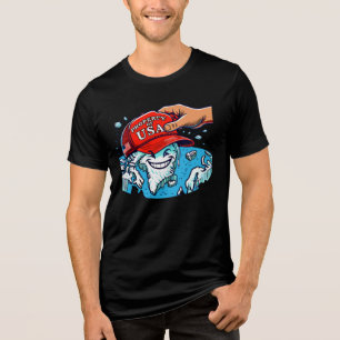 Camiseta Propriedade dos EUA - Cartoon Político Satírico
