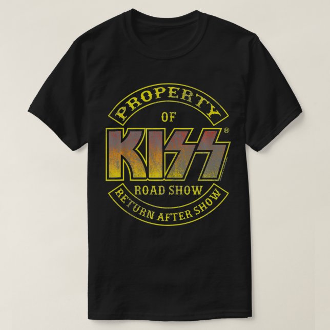 Camiseta Propriedade KISS do KISS (Frente do Design)