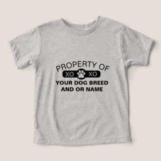 Camiseta Propriedade LT Personalizada de [Cachorro Raça/Nom