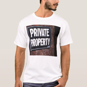 Camiseta propriedade privada