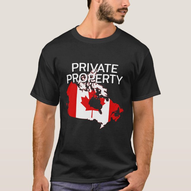 Camiseta Propriedade privada do Canadá (Frente)