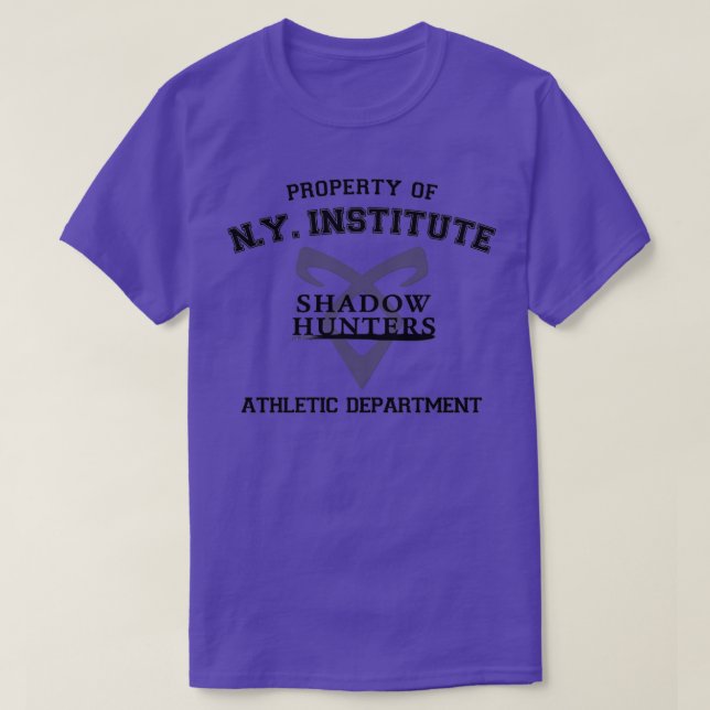 Camiseta Propriedade Shadowhunters Do New York Institute At (Frente do Design)
