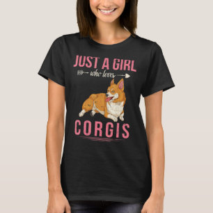 Camiseta Proprietária do Corgi, raparigas Cachorro Cachorro