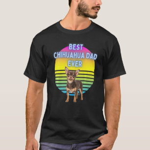Camiseta Proprietário Chihuahua Cachorros Melhor Pai Chihua
