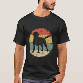 Camiseta Proprietário Circular do Labrador Ouro Pai Black L