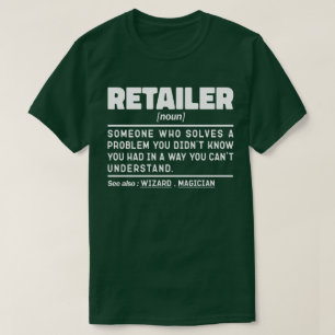 Camiseta Proprietário Comercial de Definição do Novo Retalh