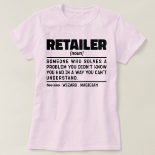 Camiseta Proprietário Comercial de Definição do Novo Retalh