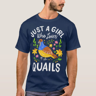 Camiseta Proprietário da Cail Quail Lover Quail