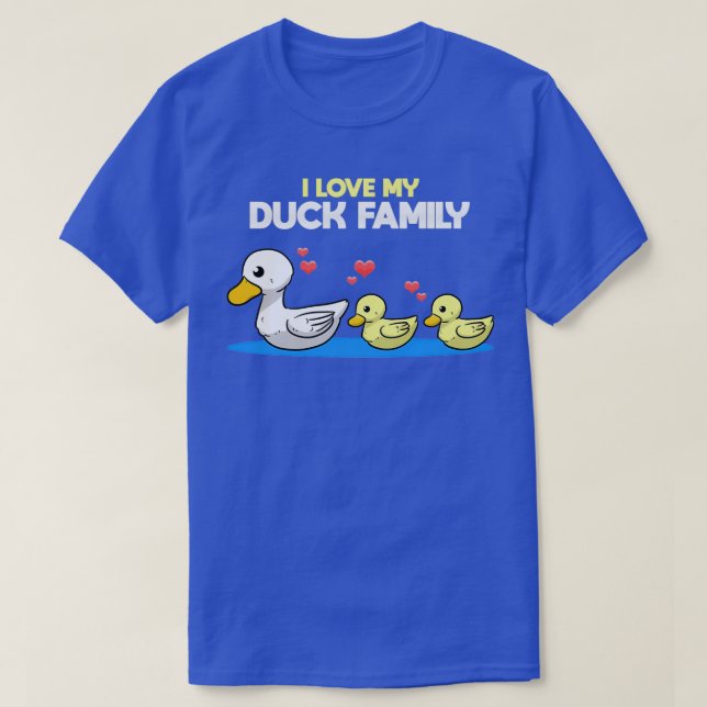 Camiseta Proprietário da Família Duck Pão Fresco Patos Bebê (Frente do Design)