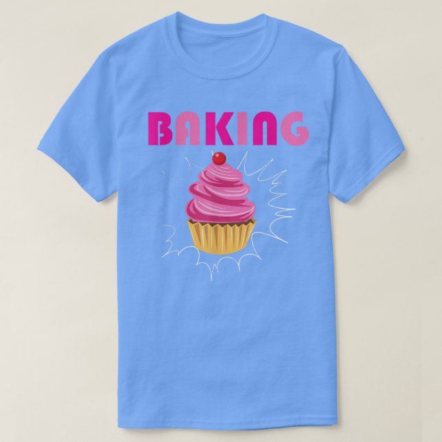 Camiseta Proprietário da padaria do Cupcake do Decorador do (Frente do Design)