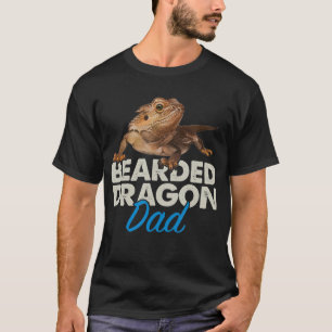 Camiseta Proprietário da Pet Réptil Lizard, Pai de dragão b