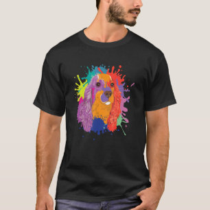 Camiseta Proprietário de Cachorro-Cachorro-Espanhol