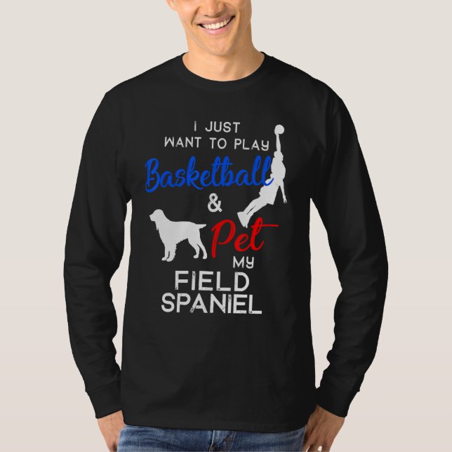 Camiseta Proprietário de Cachorro de Basquete Funny de Camp (Frente)