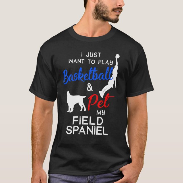 Camiseta Proprietário de Cachorro de Basquete Funny de Camp (Frente)