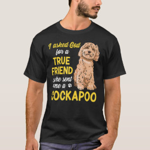 Camiseta Proprietário De Cachorro De Cockapoo Eu Pedi A Deu
