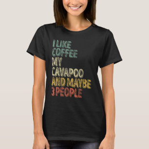 Camiseta Proprietário De Cachorro Eu Gosto De Café Meu Cava