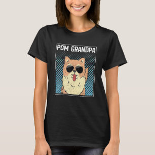 Camiseta Proprietário de Cachorro Mens Pom Avô Pomeraniano