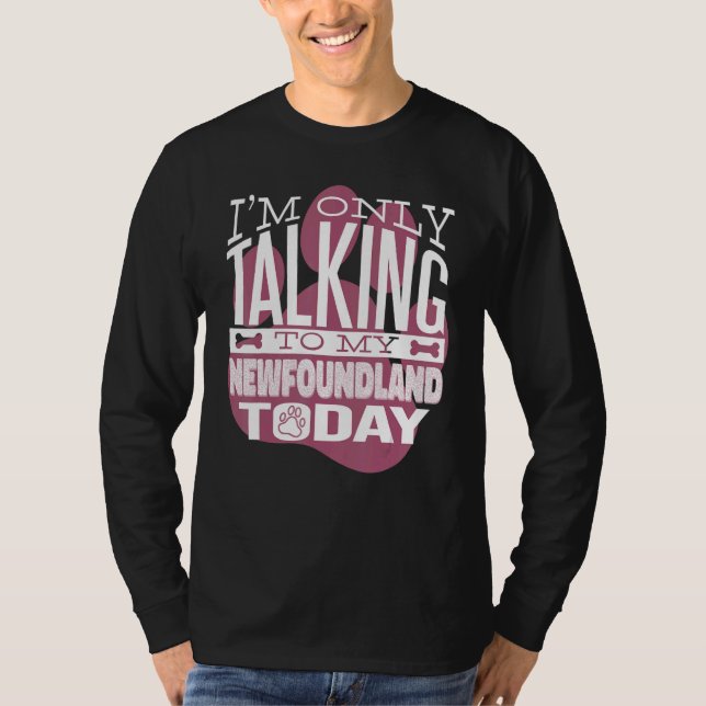Camiseta Proprietário de Cachorro, só estou falando com min (Frente)