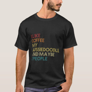 Camiseta Proprietário de Cachorros Aussiedoodle Foffee Love
