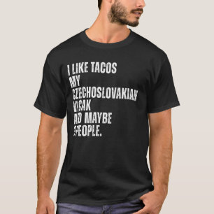Camiseta Proprietário de Cachorros Checoslovacos Tacos Love