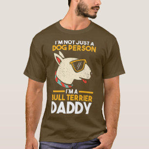 Camiseta Proprietário de Cachorros Mens Bull Terrier Pai