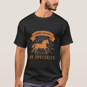 Camiseta Proprietário de Cavalo Divertido Lover e Derby Joc