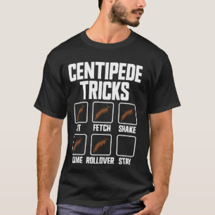 Camiseta Proprietário de Centopéia Acessórios de Inseto Art