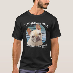 Camiseta Proprietário de Fawn Bulldog Francês Proverbs 1210