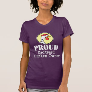 Camiseta Proprietário de frango de quintal orgulhoso (ON DA