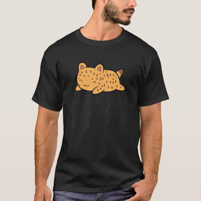 Camiseta Proprietário de Gato Bengala Desculpe não ter plan (Frente)