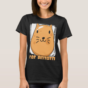 Camiseta Proprietário de Gato de Batata Batata Fritas franc