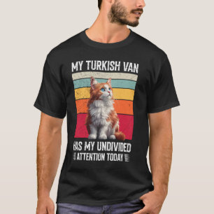 Camiseta Proprietário de Gato, MINHA VAN TURCA TEM MINHA Vi