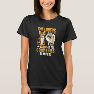 Camiseta Proprietário De Gato Solidariedade Para Um Gato Or