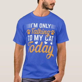 Camiseta Proprietário De Gatos Eu Sou Apenas o alkingo Meu
