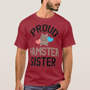 Camiseta Proprietário de Hamster de Pet Bonito - Irmã de