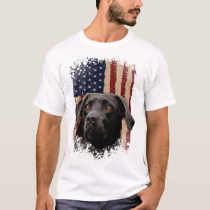 Camiseta Proprietário de Labradores Pretos Americanos Bande