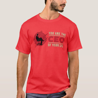 Camiseta Proprietário de Negócios Você é o CEO da Sua Vida 