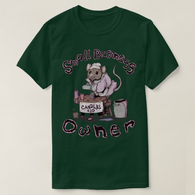 Camiseta Proprietário de pequenas empresas (Frente do Design)