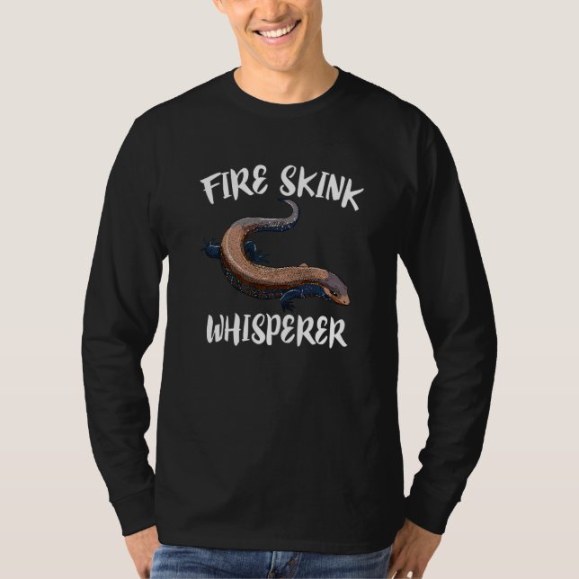 Camiseta Proprietário de Pet Lizard, Sussurro de Incêndio (Frente)