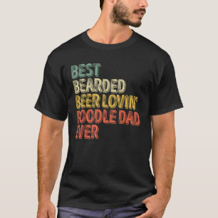 Camiseta Proprietário de Pet Lover de Pai de Poodle de Cerv