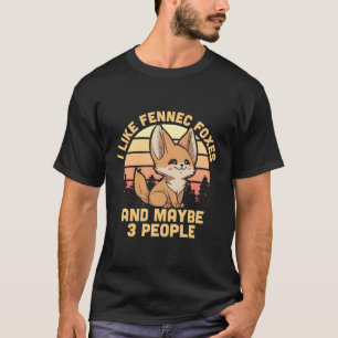 Camiseta Proprietário De Raposa Eu Gosto De Raposa Fennec