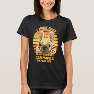 Camiseta Proprietário de um cão-de-ouro francês-cônico 1