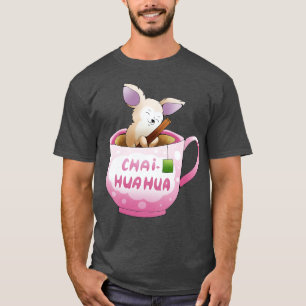 Camiseta Proprietário do cachorro Chihuahua Gift Chai Tea P
