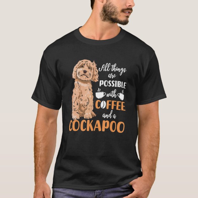 Camiseta Proprietário do Cachorro Cockapoo (Frente)