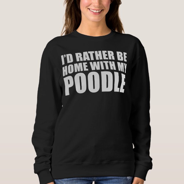 Camiseta Proprietário do Cachorro de Poodle (Frente)