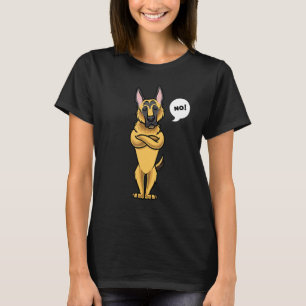 Camiseta Proprietário do Cachorro do German shepherd Stubbo