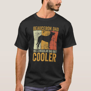 Camiseta Proprietário do Cachorro do Pai Beauceron Retro Di