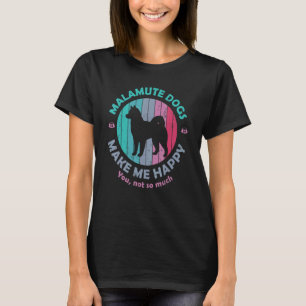 Camiseta Proprietário do Cachorro Malamute no Alasca