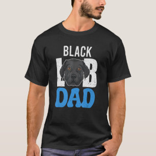 Camiseta Proprietário do cão Dia de os pais Black Labrador
